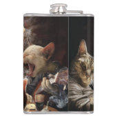 ネコ遊ストランプのポーカー フラスク (裏面)