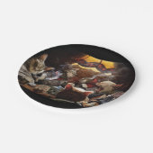 ネコ遊ストランプのポーカー ペーパープレート (アングル)