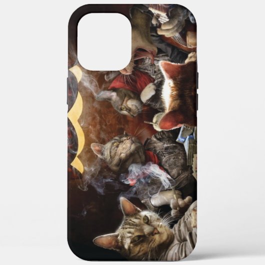 ネコ遊ストランプのポーカー Case-Mate iPhoneケース (裏面)