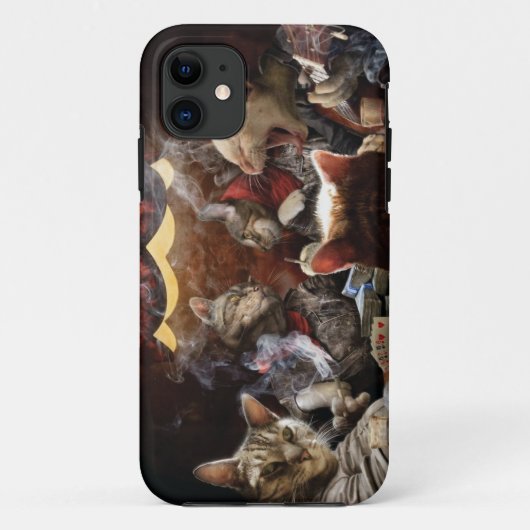 ネコ遊ストランプのポーカー Case-Mate iPhoneケース (裏面)