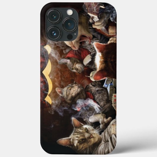 ネコ遊ストランプのポーカー Case-Mate iPhoneケース (裏面)