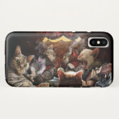 ネコ遊ストランプのポーカー Case-Mate iPhoneケース (裏面(横))