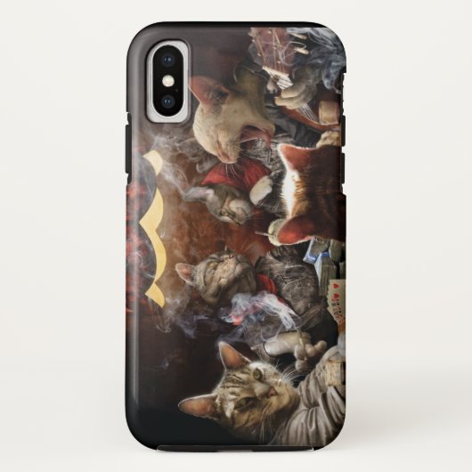 ネコ遊ストランプのポーカー Case-Mate iPhoneケース (裏面)