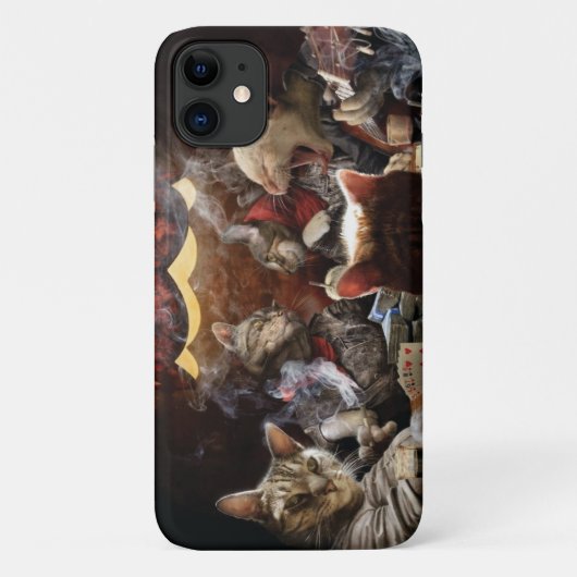ネコ遊ストランプのポーカー Case-Mate iPhoneケース (裏面)