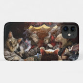 ネコ遊ストランプのポーカー Case-Mate iPhoneケース (裏面(横))