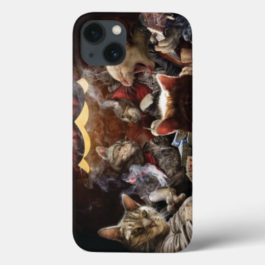 ネコ遊ストランプのポーカー Case-Mate iPhoneケース (裏面)