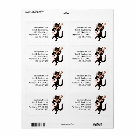 ネコ遊ズ万丈 ラベル (フルシート)