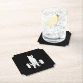 ネコ重量挙げとジム ペーパーコースター (インサイチュ)