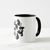 ネコ集団。 マグカップ (正面右)