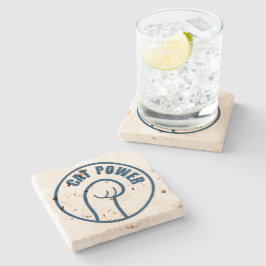 ネコ電源 ストーンコースター