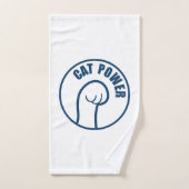 ネコ電源 バスタオルセット (ハンドタオル)