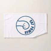 ネコ電源 バスタオルセット (ハンドタオル)