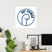 ネコ電源 ポスター (ホームオフィス)