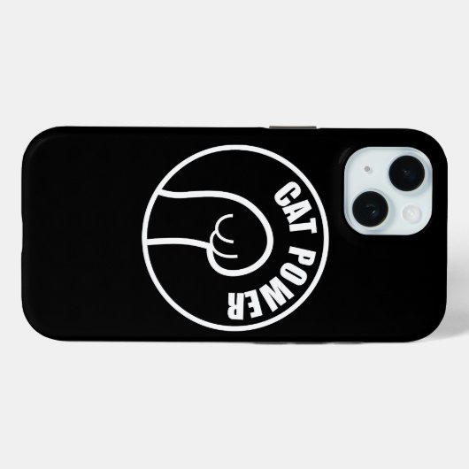 ネコ電源 Case-Mate iPhoneケース (裏面 (横))