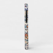 ネコ顔六角パターン Case-Mate iPhoneケース (裏面/左)