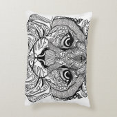 ネコ顔 アクセントクッション (裏面(縦))