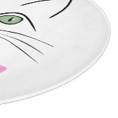 ネコ顔 カッティングボード (角)