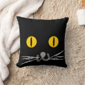 ネコ顔 クッション (ブランケット)