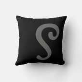 ネコ顔 クッション (裏面)