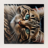 ネコ顔 ジグソーパズル (横)