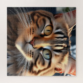 ネコ顔 ジグソーパズル (横)