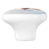 ネコ顔 セラミックノブ (側面)