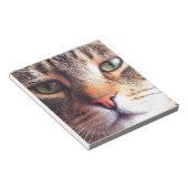 ネコ顔 ノートパッド (アングル)