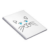 ネコ顔 ノートブック (右側)