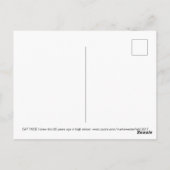 ネコ顔 ポストカード (裏面)