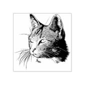 ネコ顔 ラバースタンプ (インプリント)