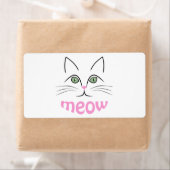 ネコ顔 ラベル (インサイチュ)