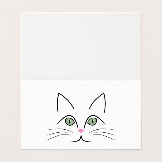 ネコ顔 名刺 (外部フラット)