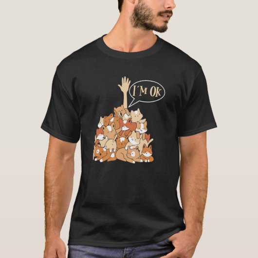 ネコ養子縁組み動物保護動物の権利の救助4 Tシャツ (正面)