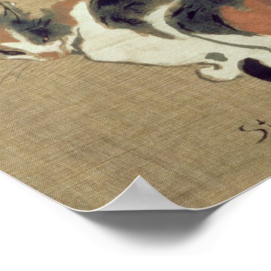 ネコ2匹、1894年 ポスター (角)