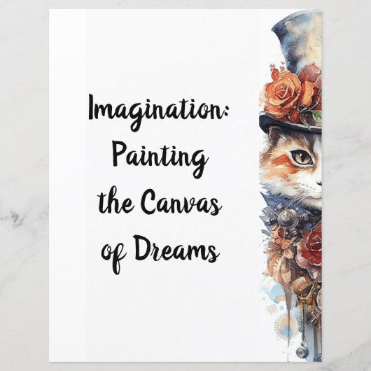 ネコ3子猫バラ水彩 (正面)