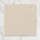 ネコ4匹、ヘリンボーンベージュ フェイバータグ (裏面)