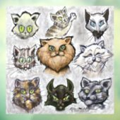 ネコ ウィンドウサイン (シート3)