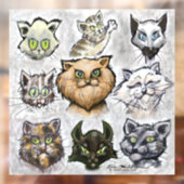 ネコ ウィンドウサイン (シート2)