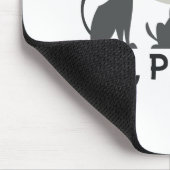 ネコ，エウ，人 マウスパッド (コーナー)