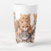 ネコ カフェラテマグ (正面)