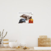 ネコ,カメ,バスケットボール ポスター (キッチン)