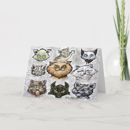 ネコ カード (正面)