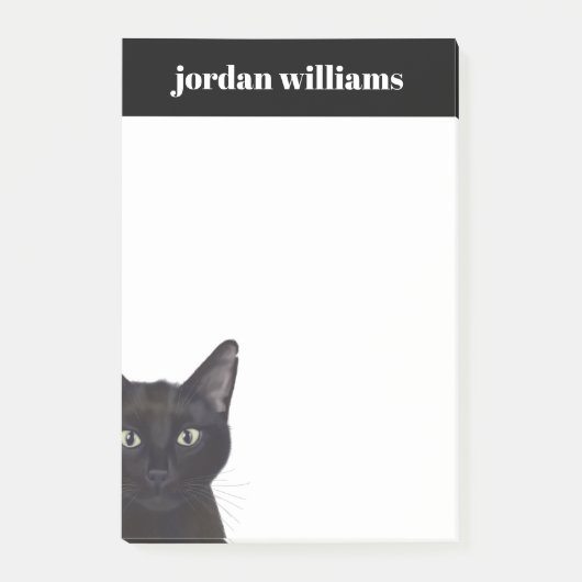 ネコ、ガスポートレート ポストイット (正面)