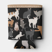 ネコ |キティ・キャット・ママ/パパ |ペット好き 缶クーラー (裏面)