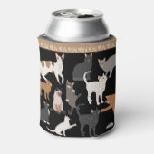 ネコ |キティ・キャット・ママ/パパ |ペット好き 缶クーラー (缶裏面)