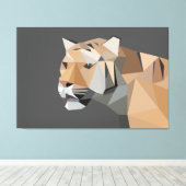 ネコ キャンバスプリント (インサイチュ (ウッドフロア))