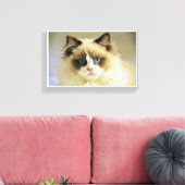 ネコ キャンバスプリント (インサイチュ (リビング))