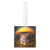 ネコ キューブオーナメント (正面)