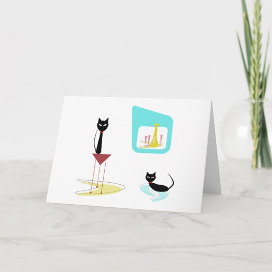 ネコ サンキューカード (正面)