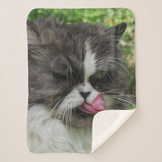 ネコ，シェルパブランケット，クラフト，休日エレガント, シェルパブランケット (正面)